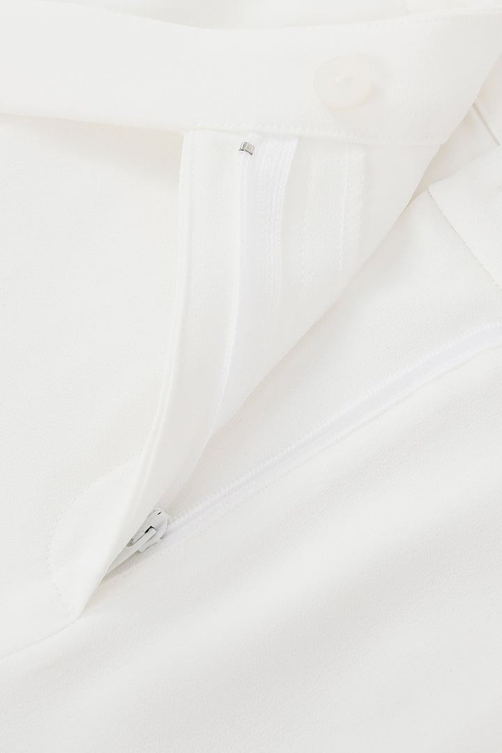 MARYLING Sculpted High-Waist Straight-Leg Trousers