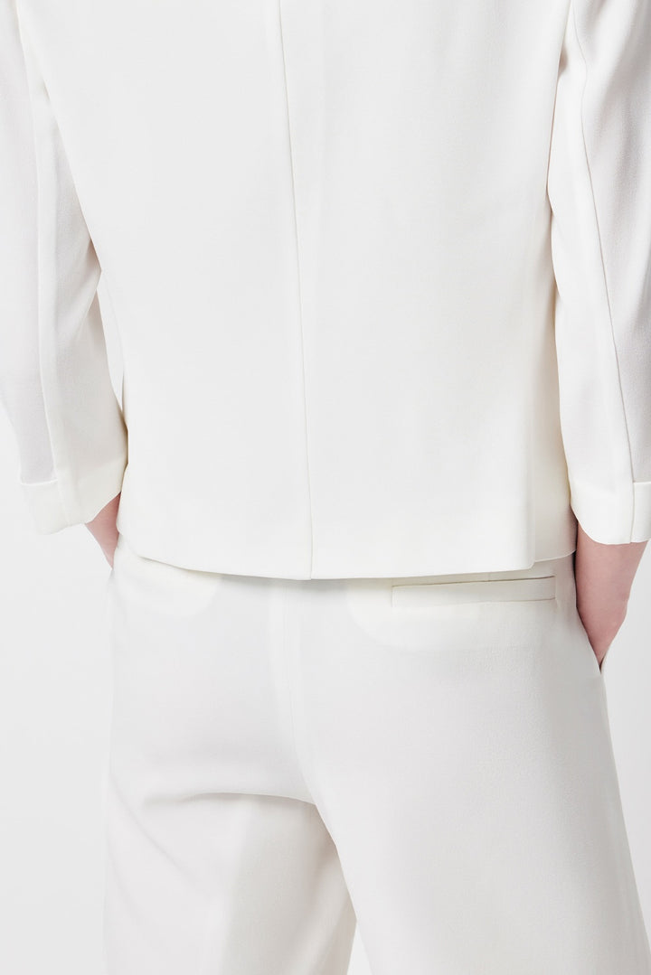 MARYLING Sculpted High-Waist Straight-Leg Trousers