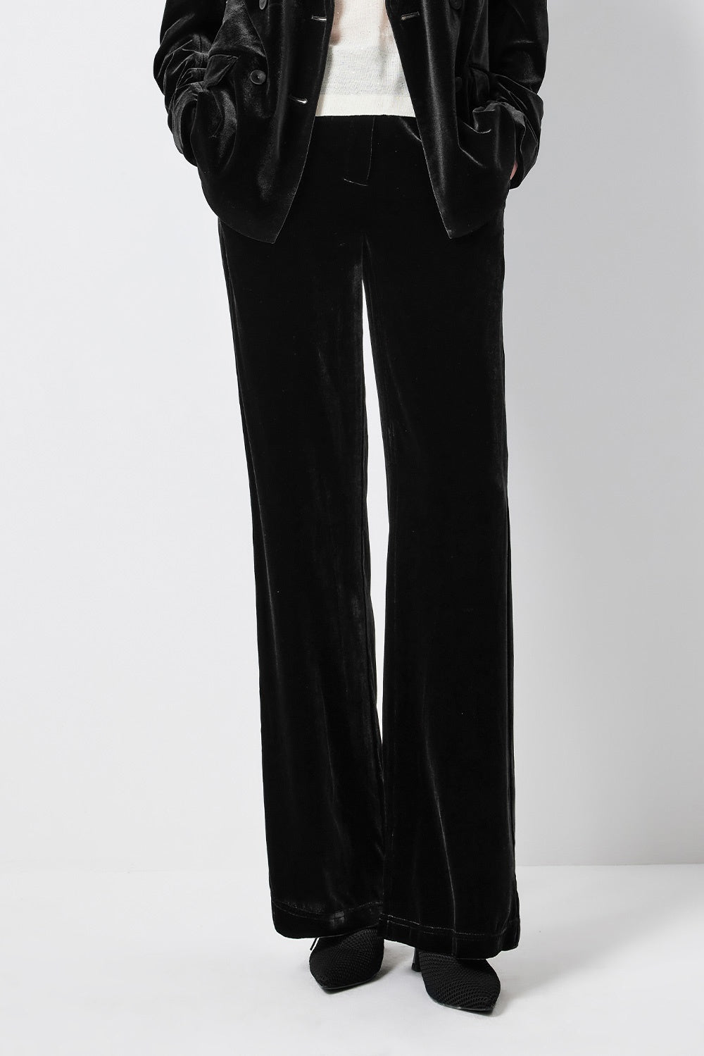 MARYLING Effortless Draped Wide-Leg Trousers