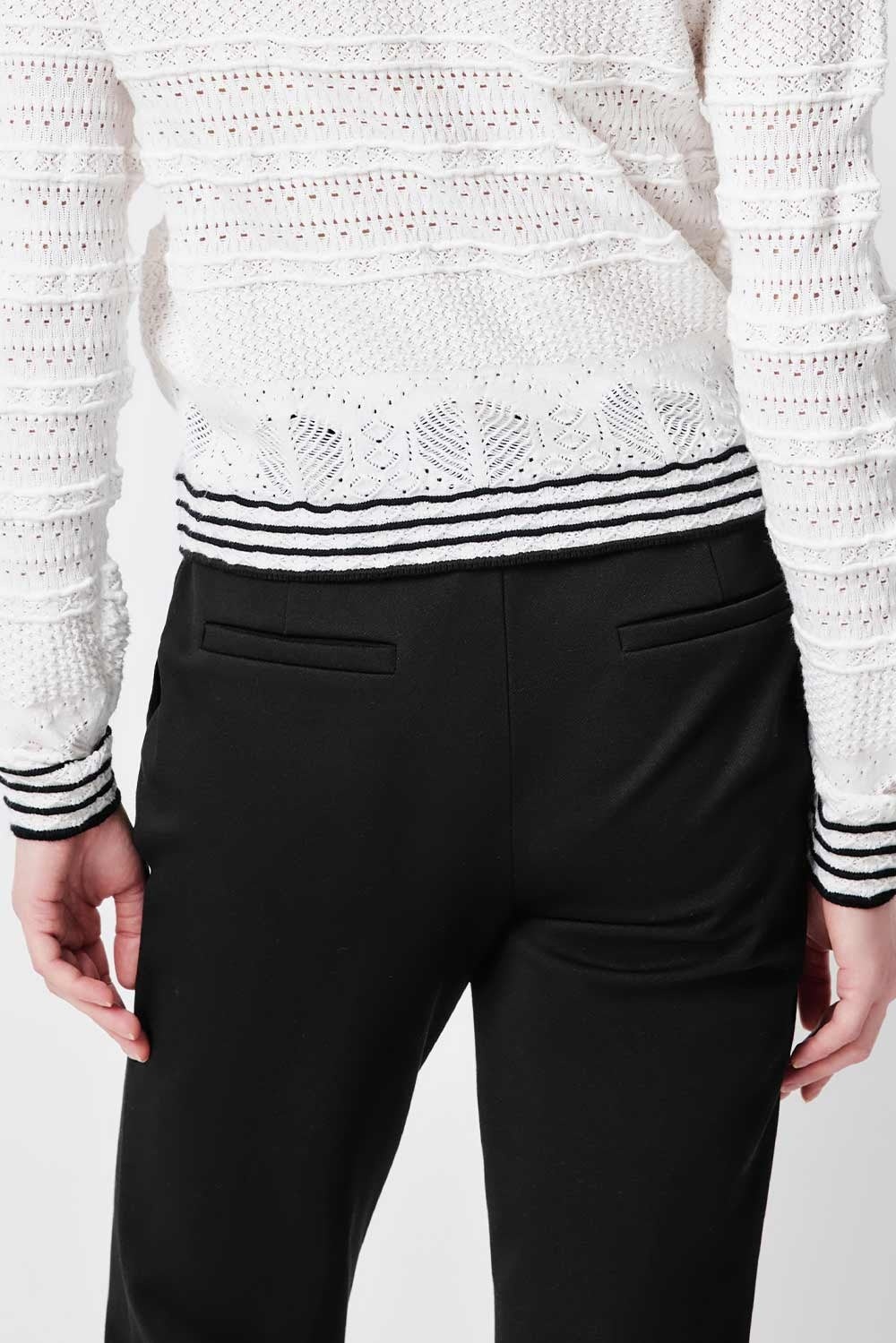 MARYLING Tailored Wide-Leg with Pleat Detail Trousers