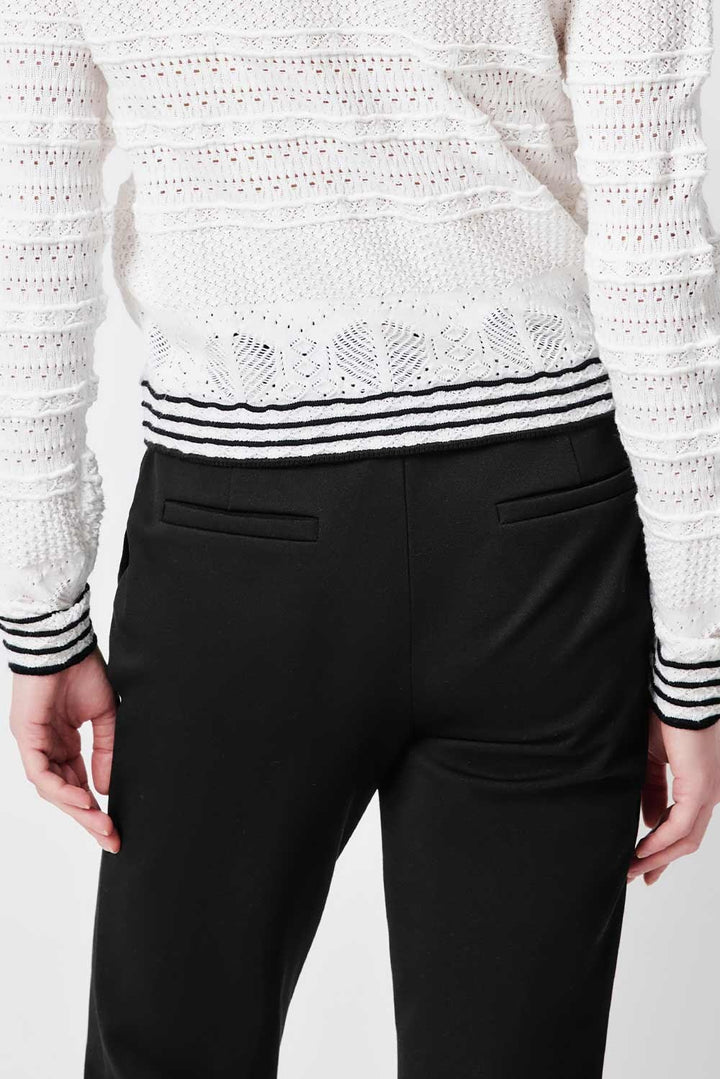 MARYLING Tailored Wide-Leg with Pleat Detail Trousers