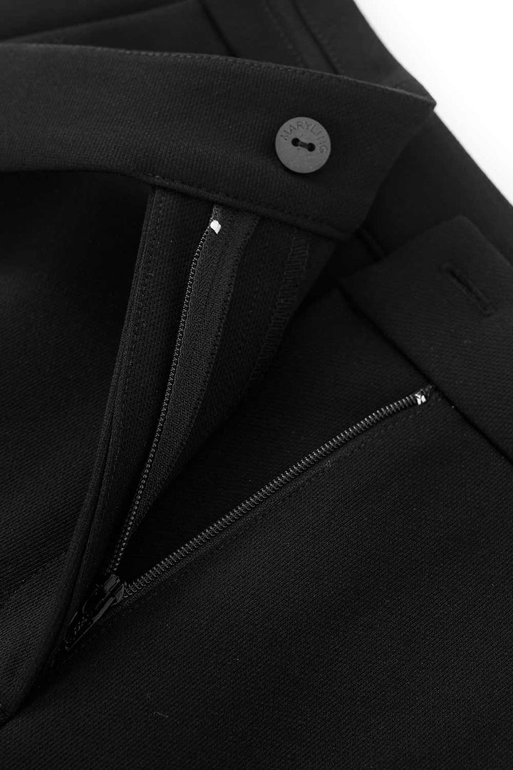 MARYLING Tailored Wide-Leg with Pleat Detail Trousers