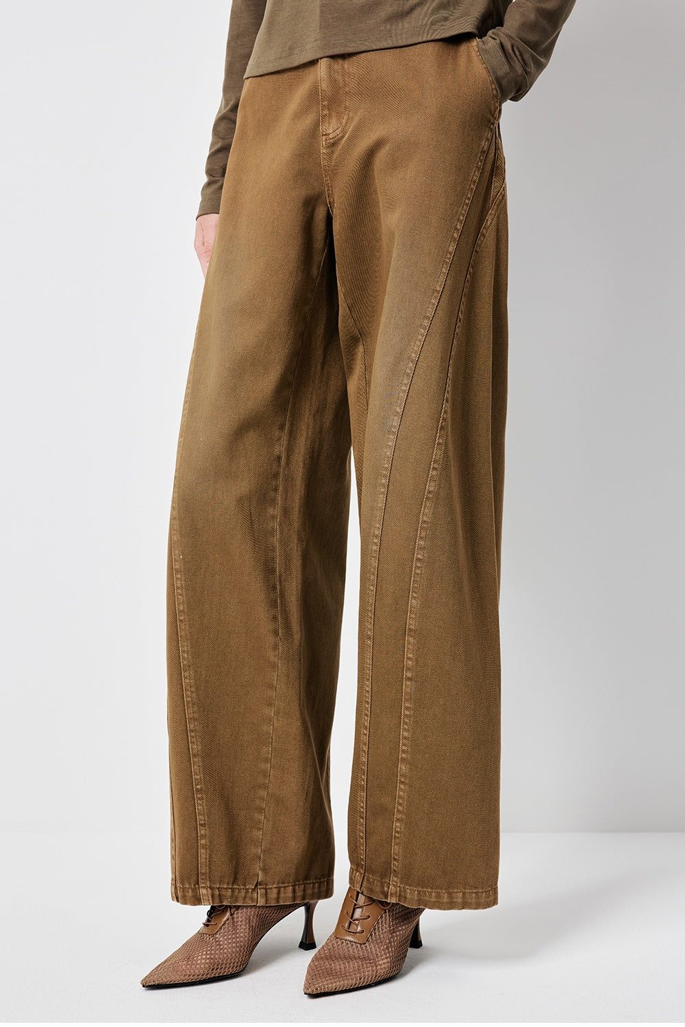 MARYLING Nomad Yellow Relaxed-fit Denim Jeans