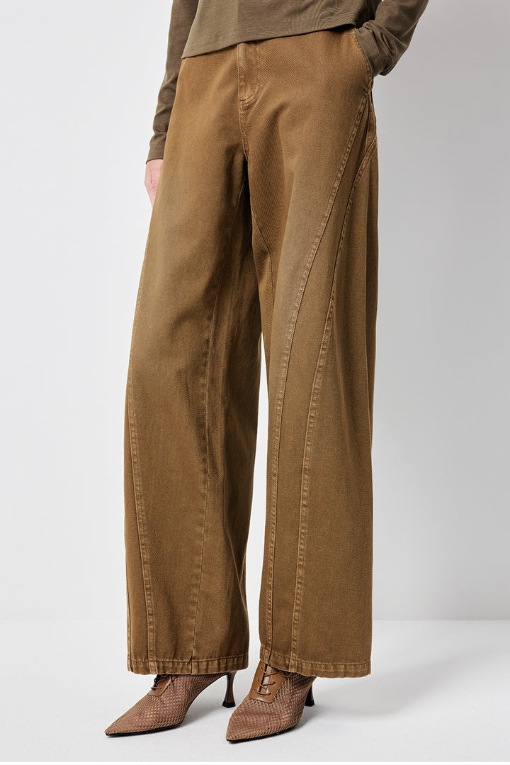 MARYLING Nomad Yellow Relaxed-fit Denim Jeans