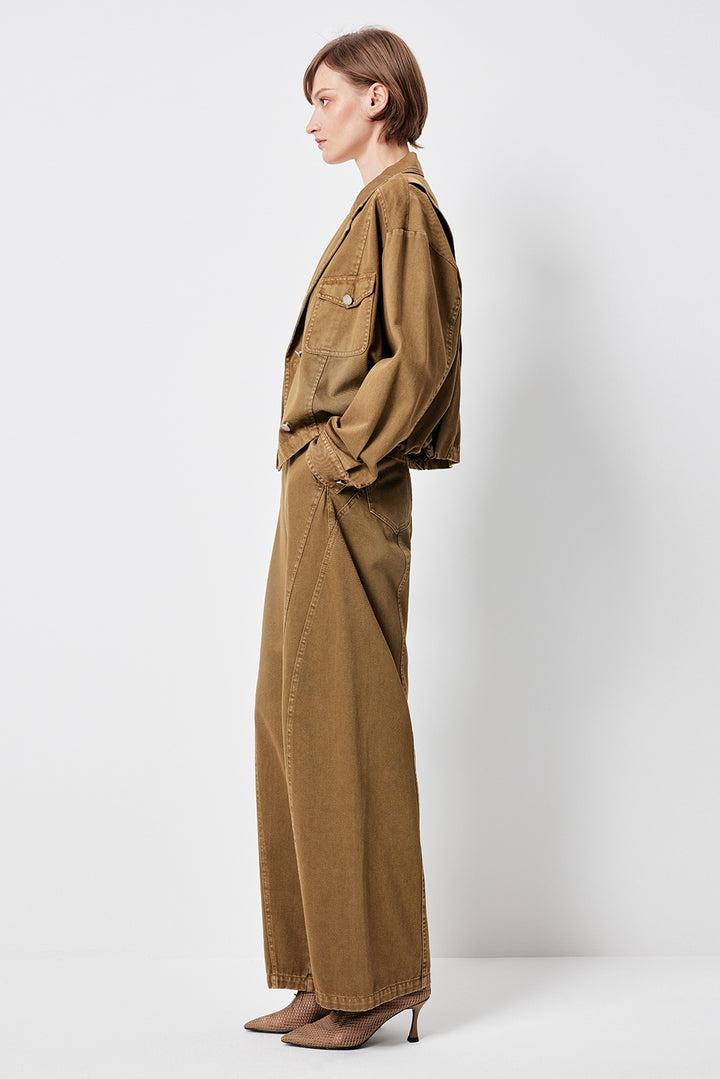 MARYLING Nomad Yellow Relaxed-fit Denim Jeans