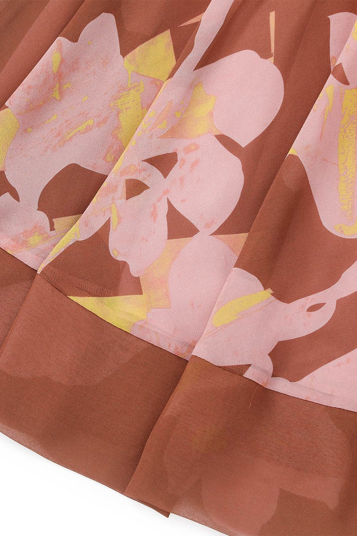 MARYLING Floral-Printed Sleeves Dresses