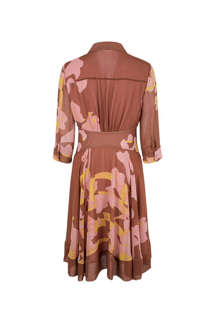 MARYLING Floral-Printed Sleeves Dresses