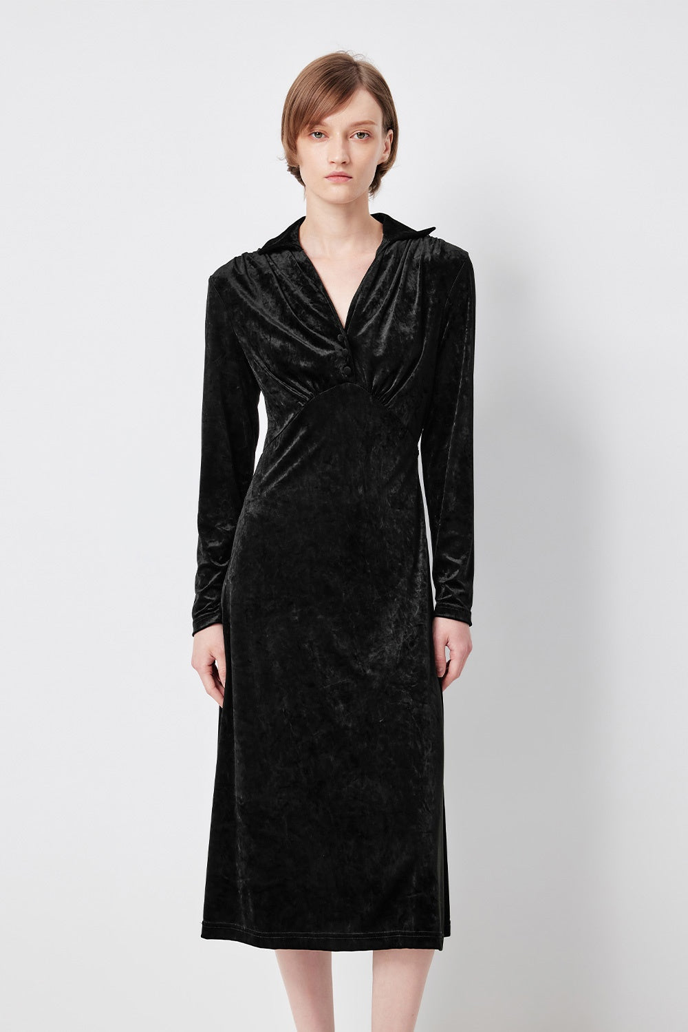 MARYLING Sculpted Contour-Fit Midi Dresses