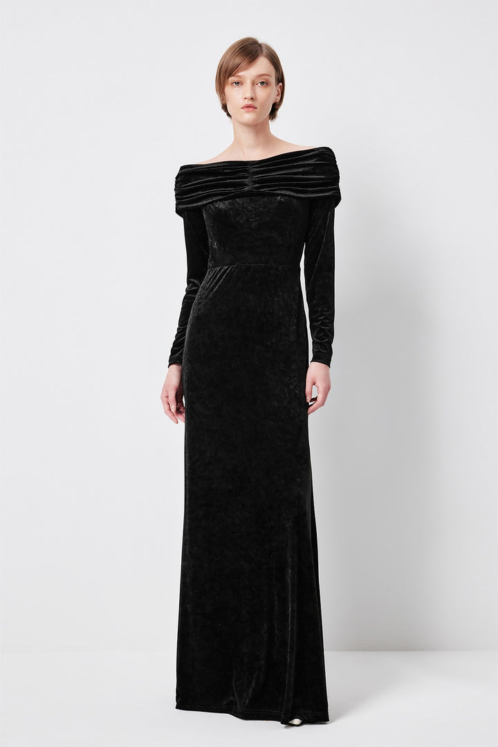 MARYLING Sculpted Silhouette Floor-Length Dresses