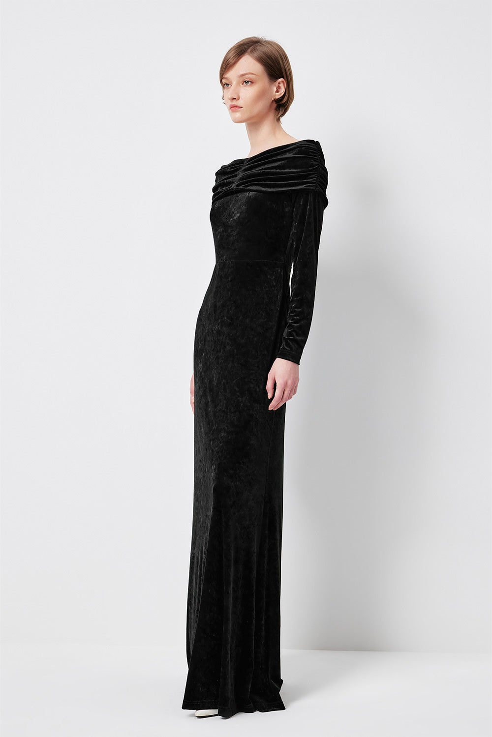 MARYLING Sculpted Silhouette Floor-Length Dresses