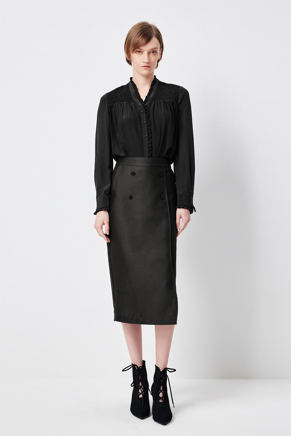 MARYLING Timeless A-Line Midi Skirts