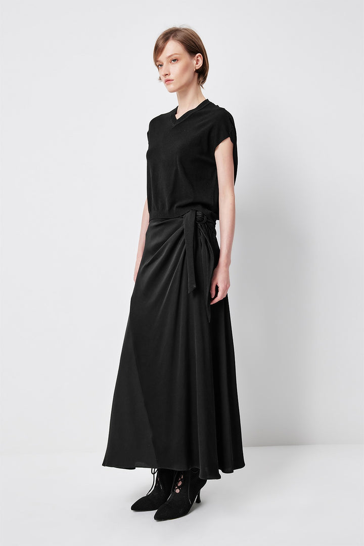 MARYLING Sleek A-Line Midi Skirts