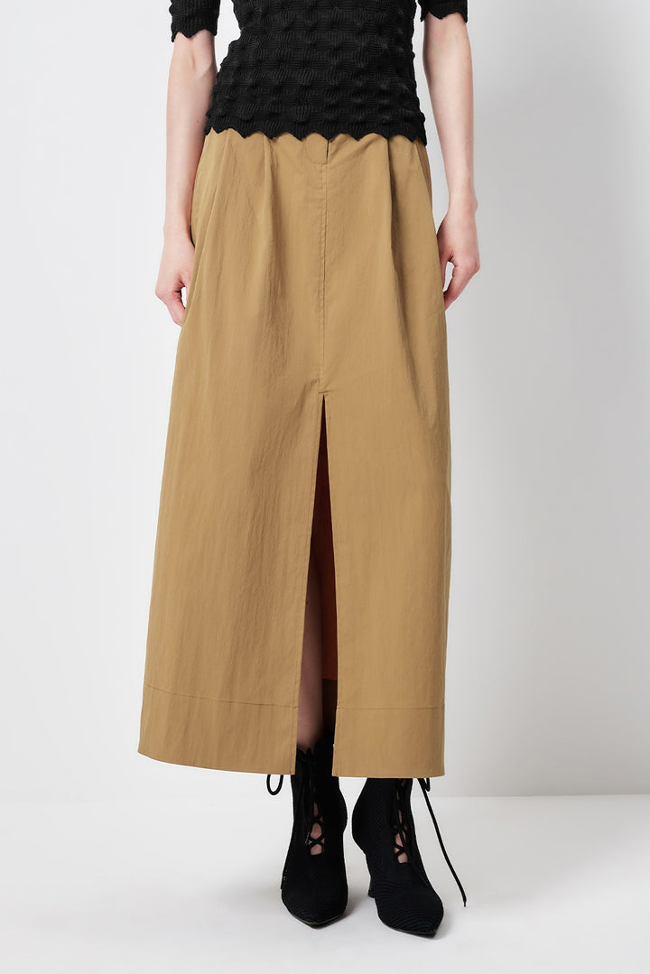 MARYLING Nomad Yellow A-Line Midi Skirts