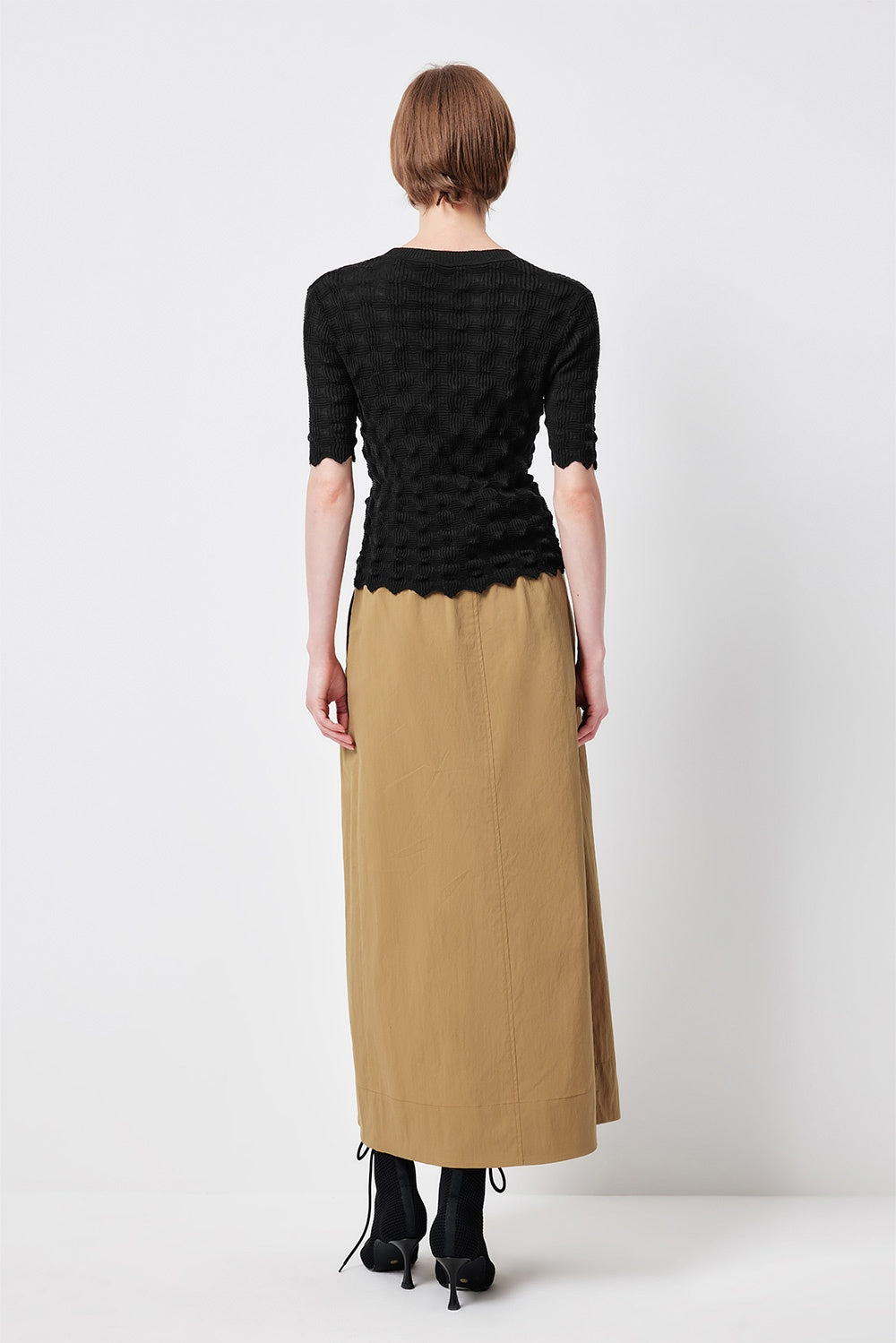 MARYLING Nomad Yellow A-Line Midi Skirts