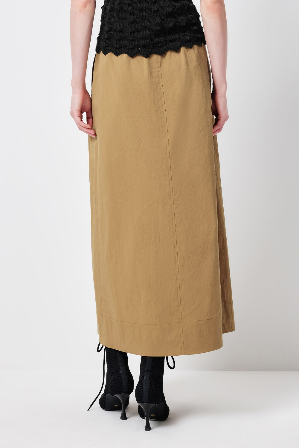 MARYLING Nomad Yellow A-Line Midi Skirts