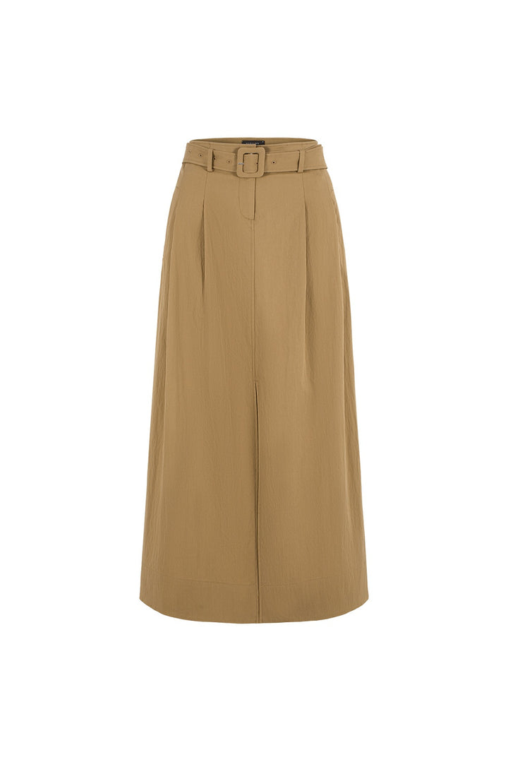 MARYLING Nomad Yellow A-Line Midi Skirts