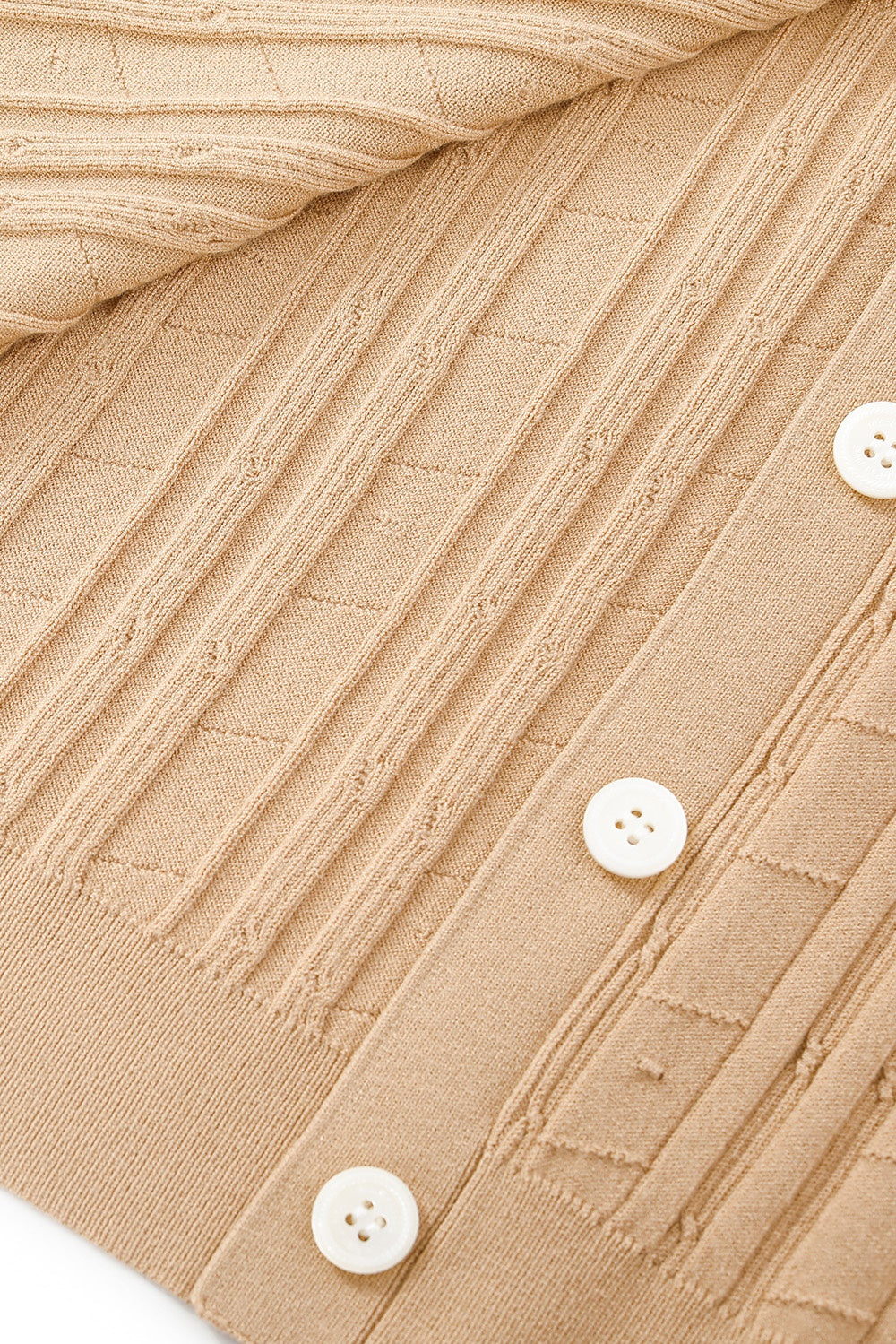 MARYLING Asymmetric Pleated Knit Cardigans