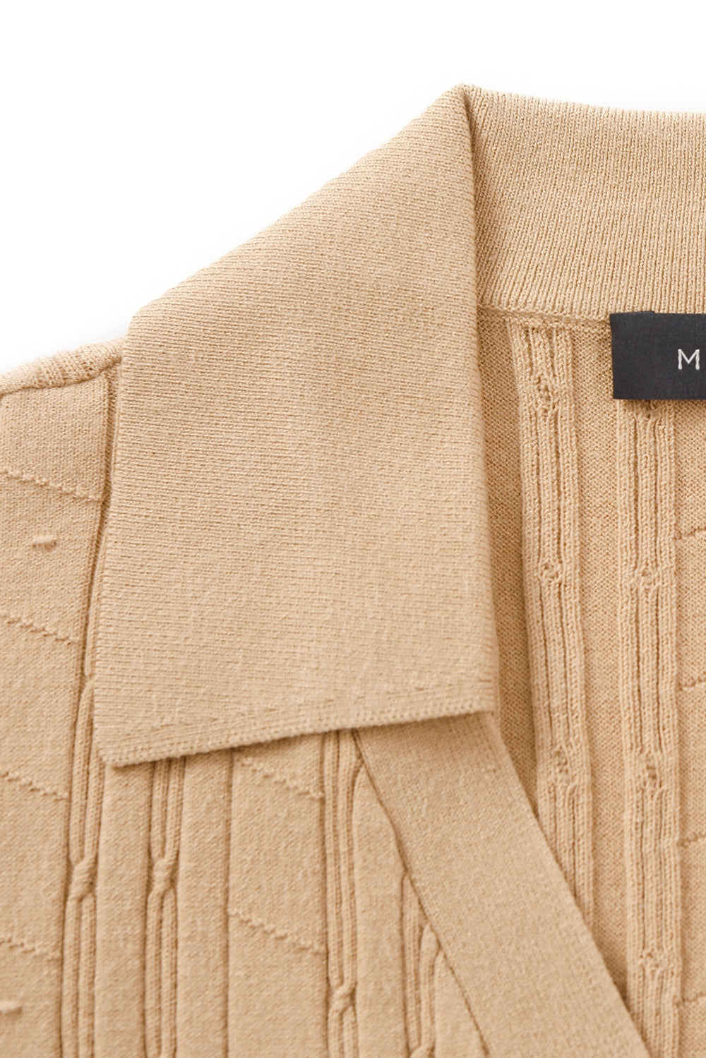 MARYLING Asymmetric Pleated Knit Cardigans