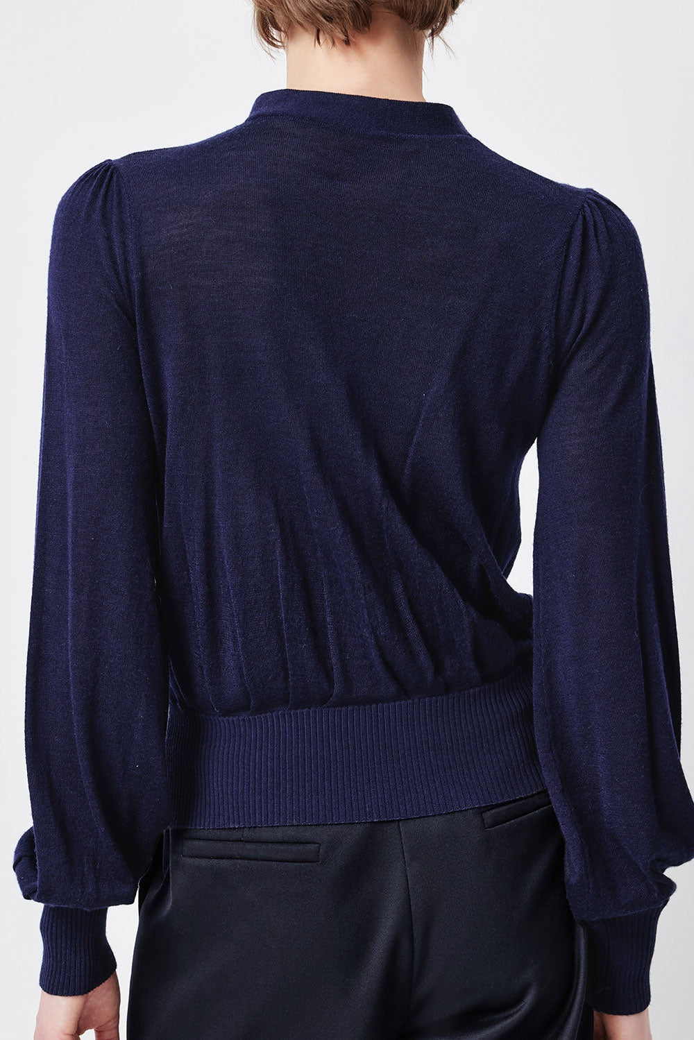 MARYLING Midnight Blue Cozy Knit Sweaters