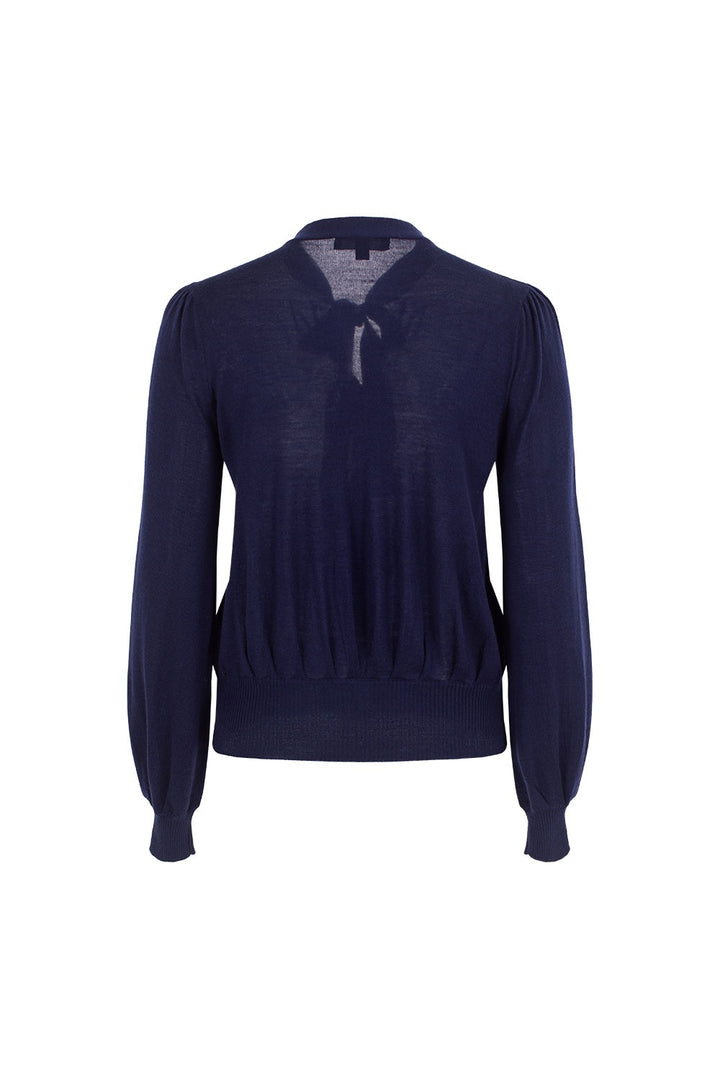 MARYLING Midnight Blue Cozy Knit Sweaters