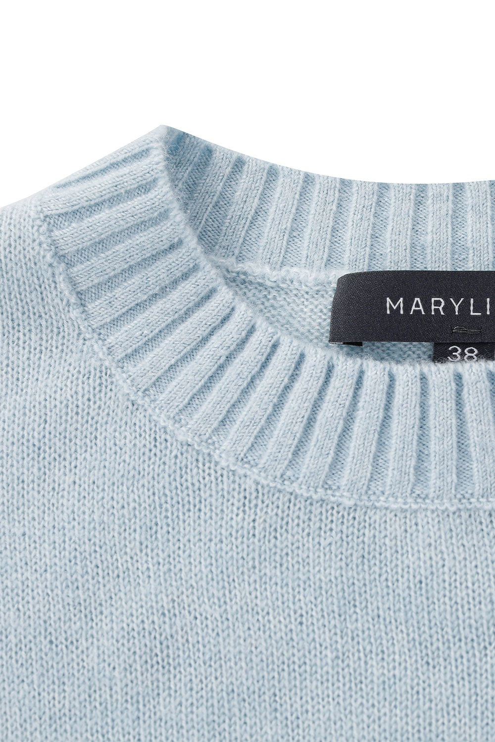 MARYLING Misty Blue Cloud-Knit Sweaters