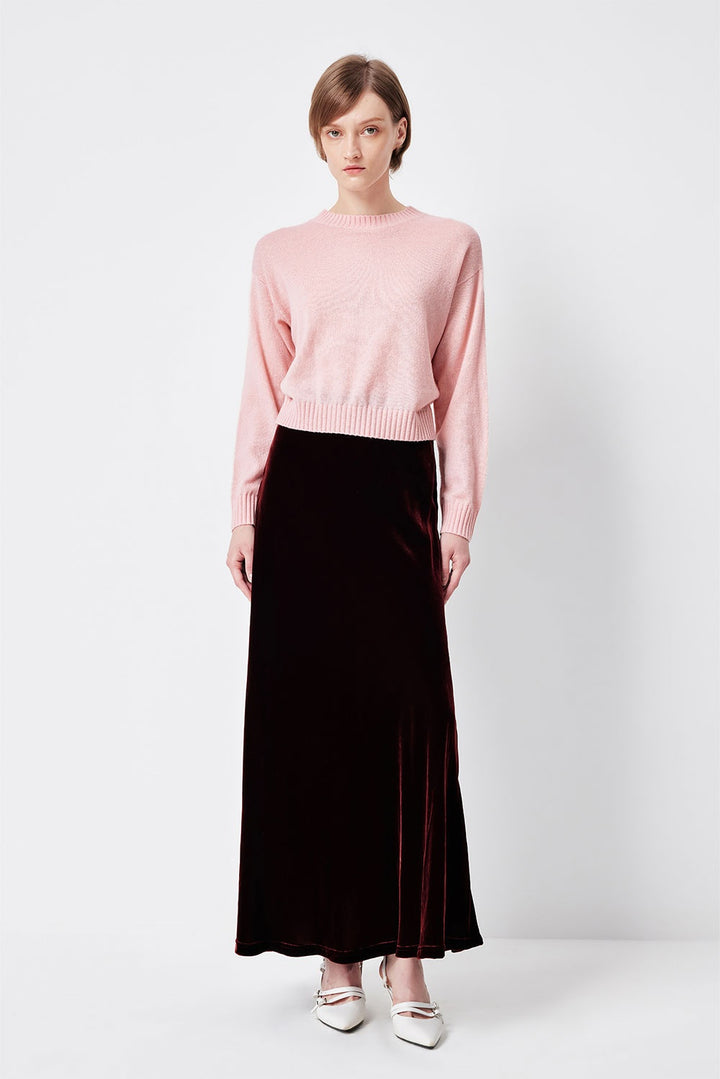 MARYLING Misty Blue Cloud-Knit Sweaters