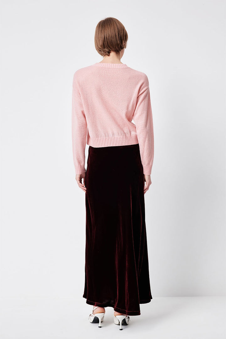 MARYLING Misty Blue Cloud-Knit Sweaters