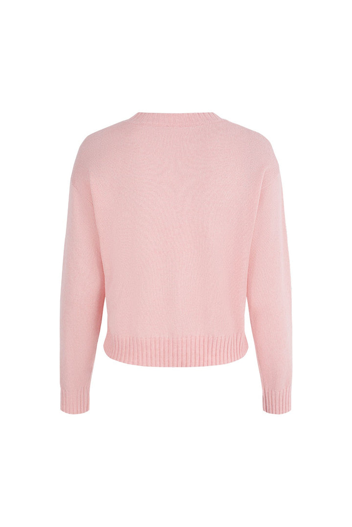 MARYLING Misty Blue Cloud-Knit Sweaters