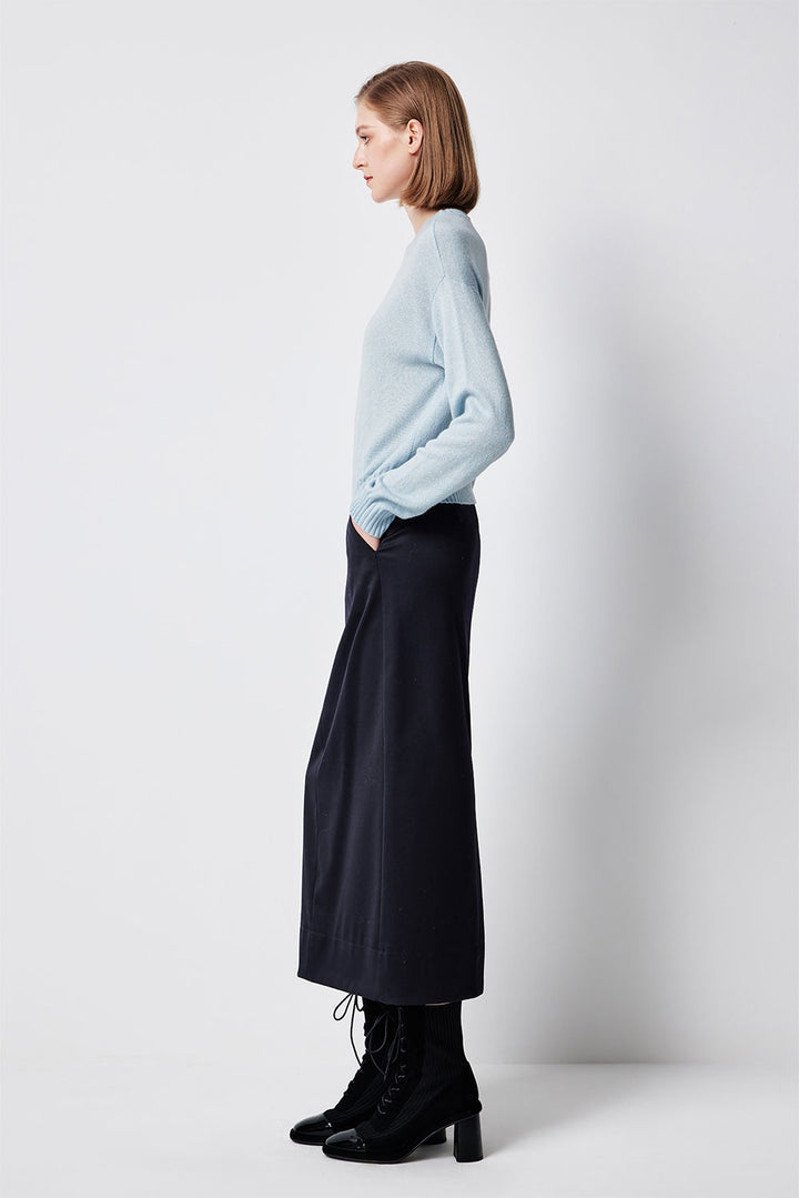 MARYLING Misty Blue Cloud-Knit Sweaters