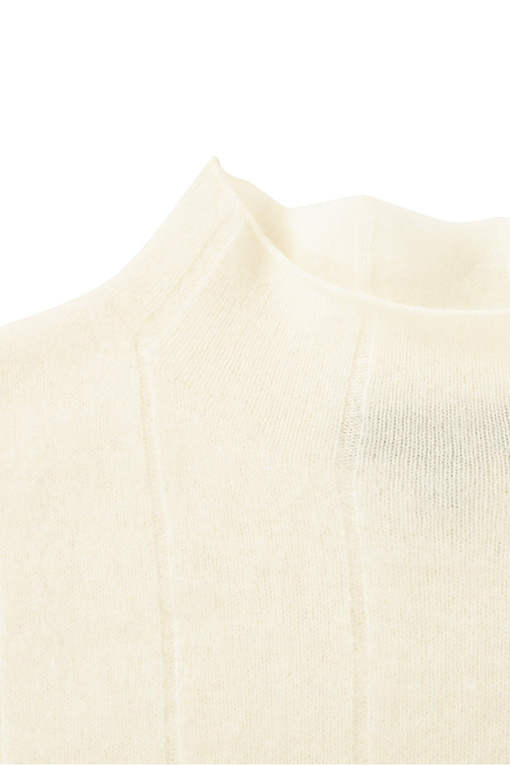 MARYLING Ivory Softly Draped Relaxed Drop-Shoulder Knit Sweaters
