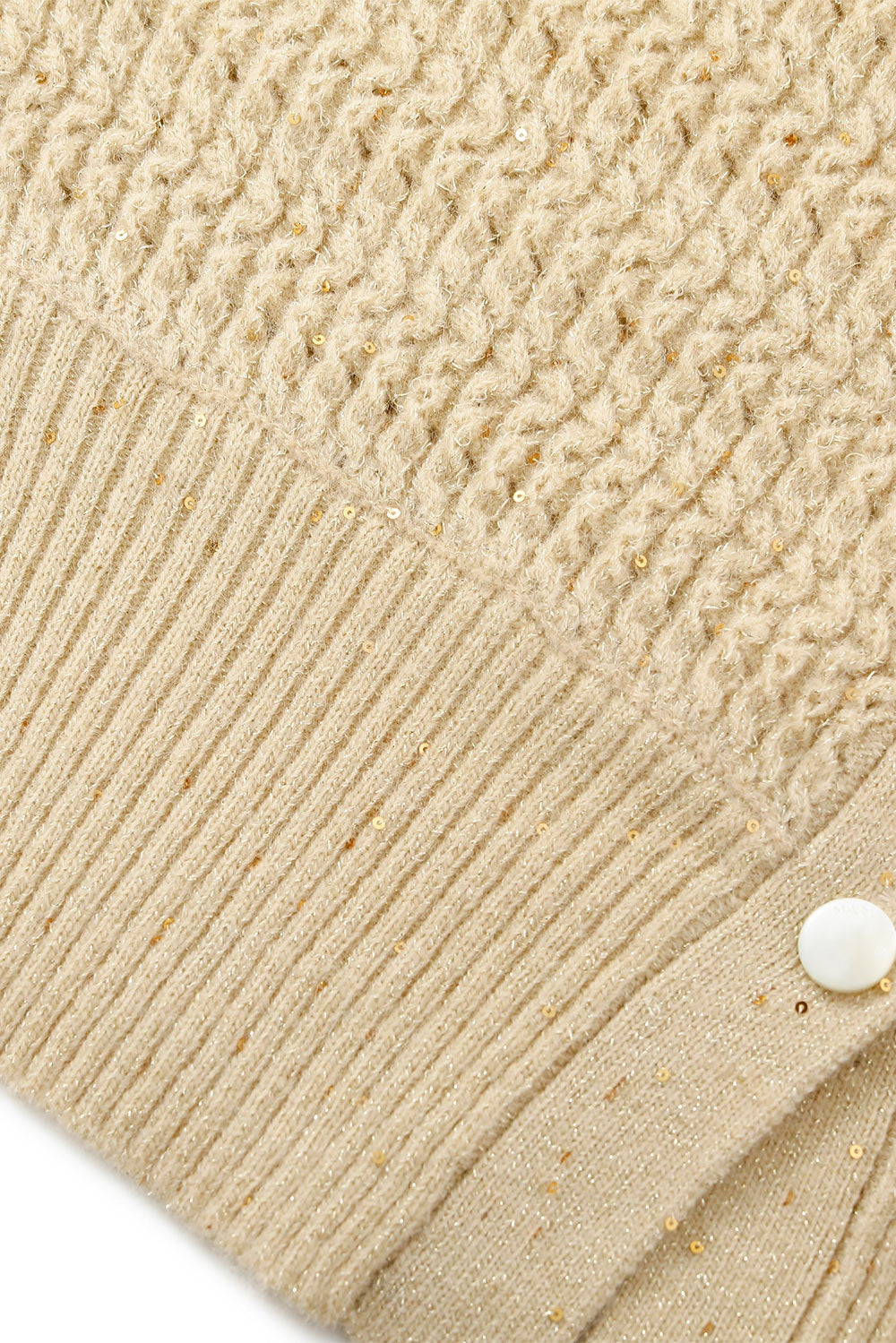 MARYLING Creamy Yellow Textured Knit Cardigans