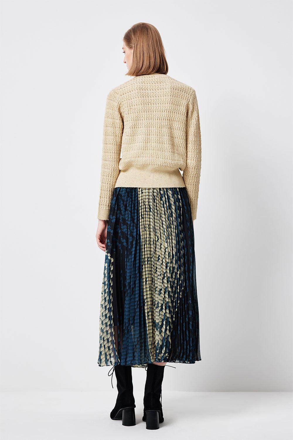 MARYLING Creamy Yellow Textured Knit Cardigans