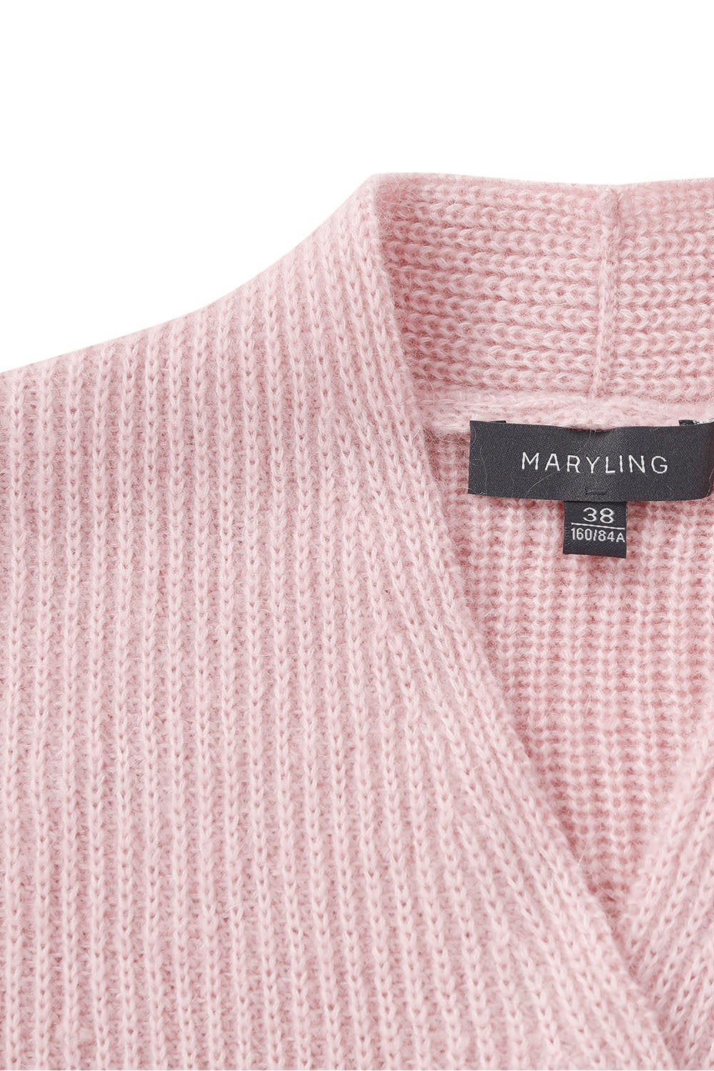 MARYLING Blush Grey Soft Cloud Open-Front Relaxed Cardigans