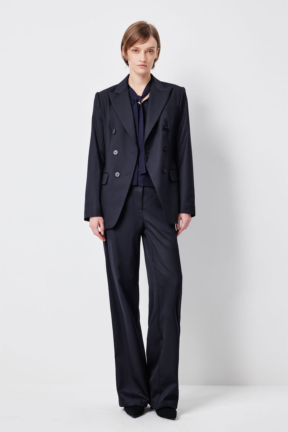 MARYLING Midnight Blue Tailored Blazers