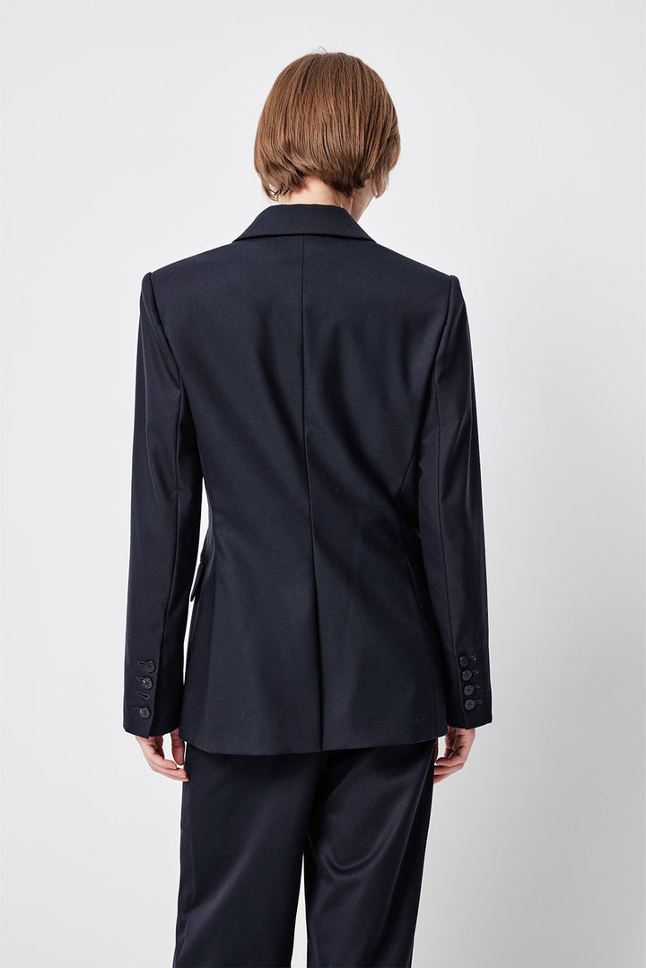 MARYLING Midnight Blue Tailored Blazers