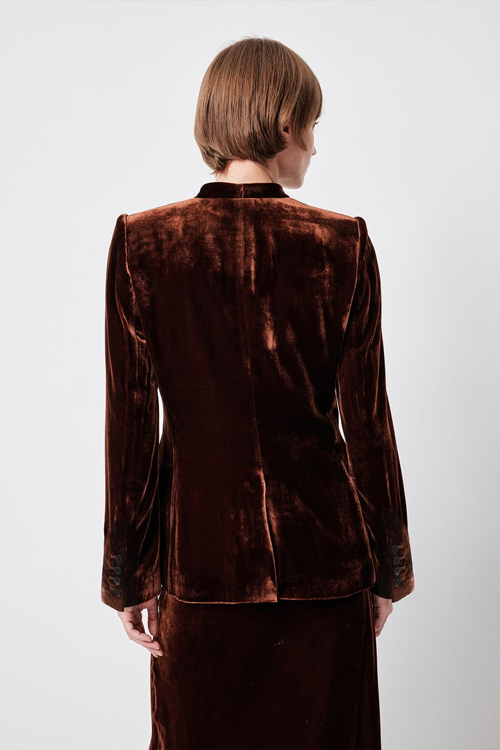 MARYLING Amber Ember Sculpted Short Blazers