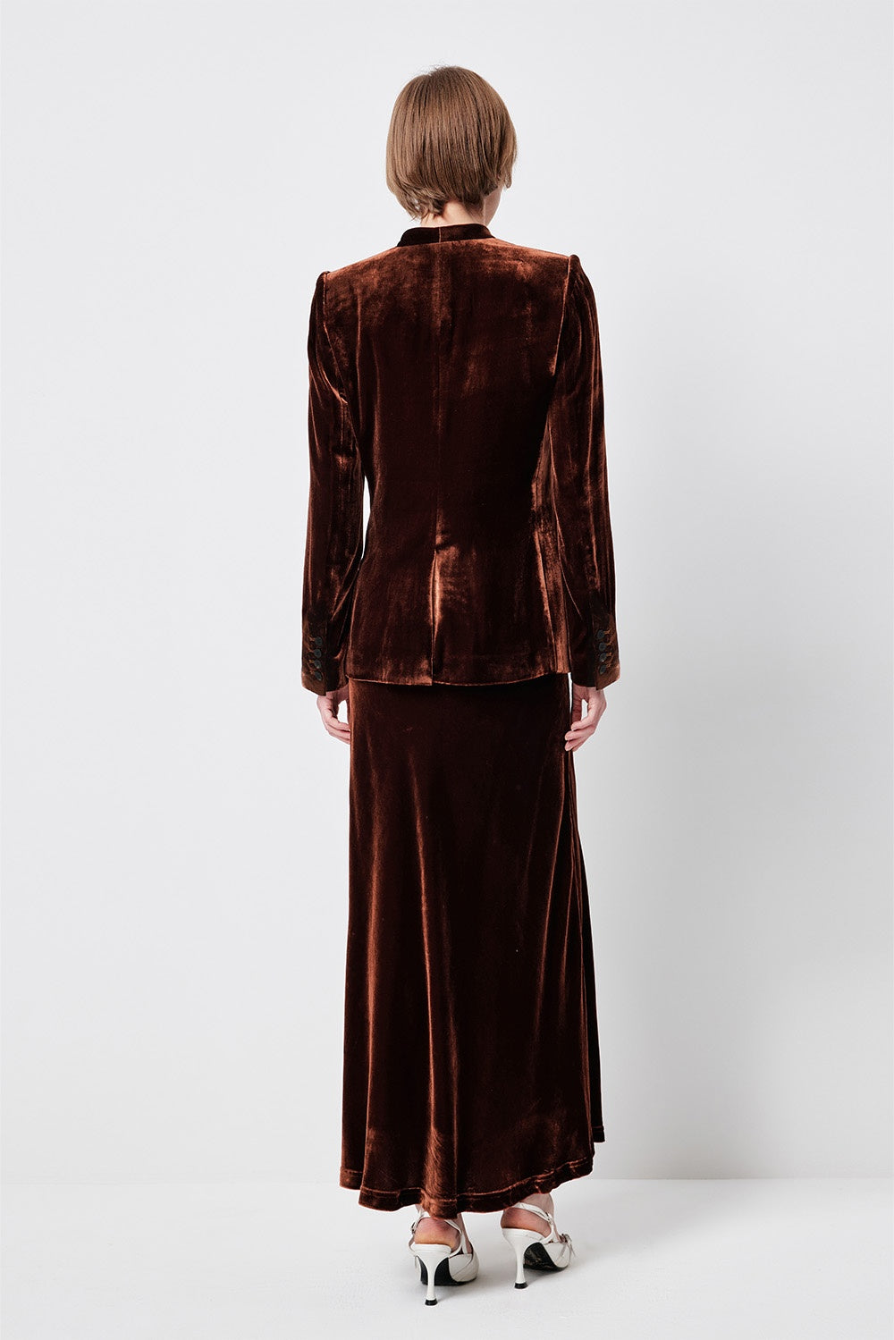 MARYLING Amber Ember Sculpted Short Blazers