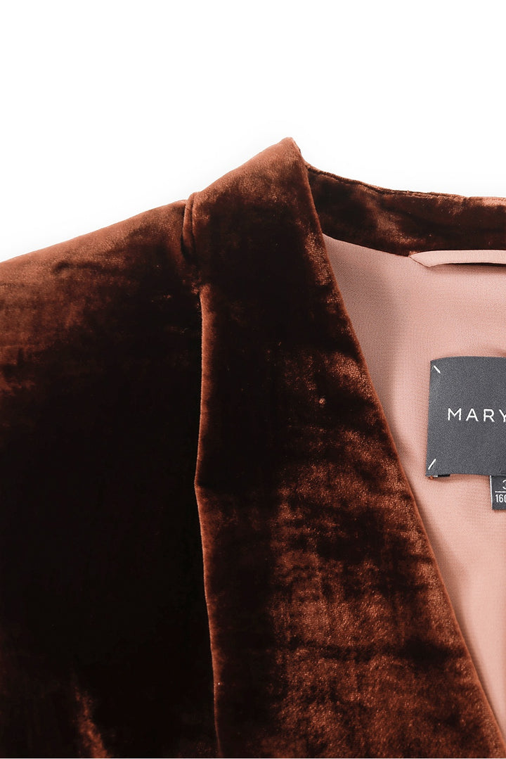 MARYLING Amber Ember Sculpted Short Blazers