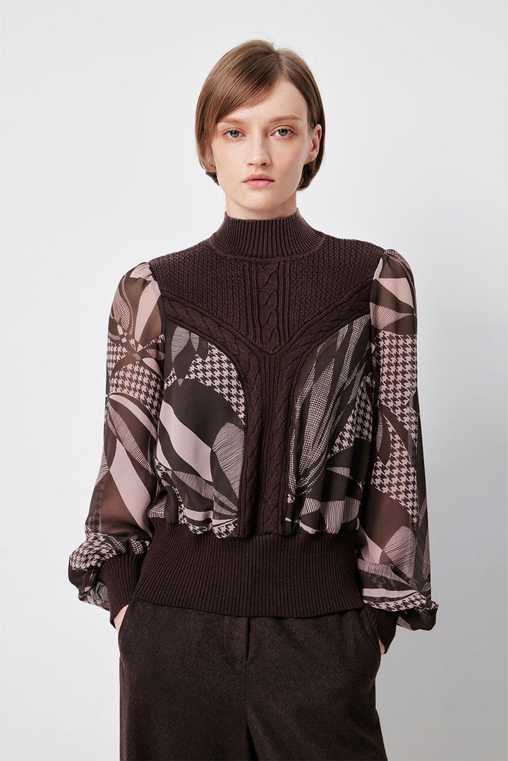 MARYLING Pink Mocha Lily of the Valley Whisper Sweaters