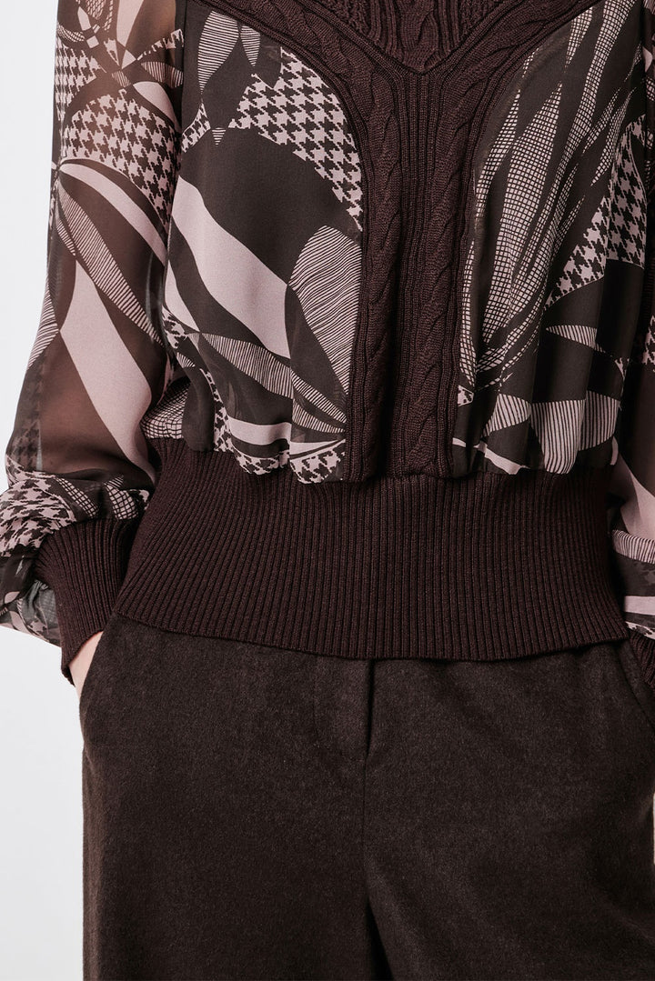 MARYLING Pink Mocha Lily of the Valley Whisper Sweaters