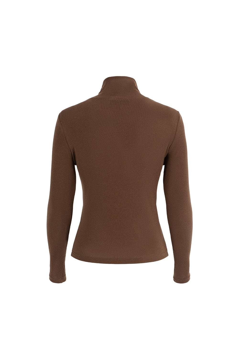 MARYLING Ivory Serene Sculpted Long-Sleeve Knit Sweaters