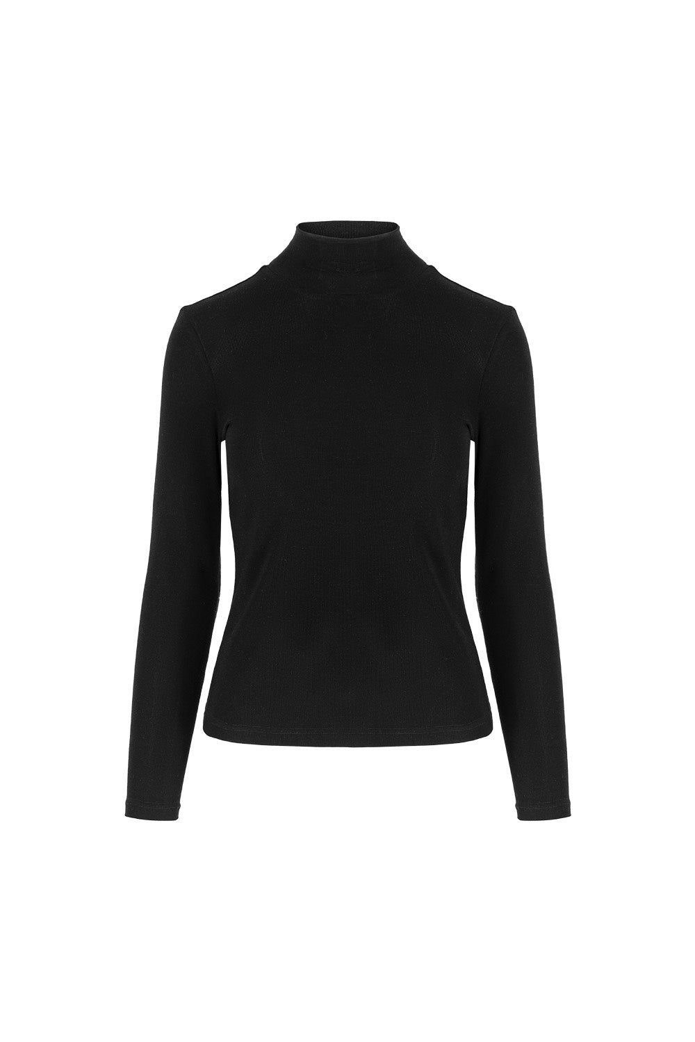 MARYLING Ivory Serene Sculpted Long-Sleeve Knit Sweaters