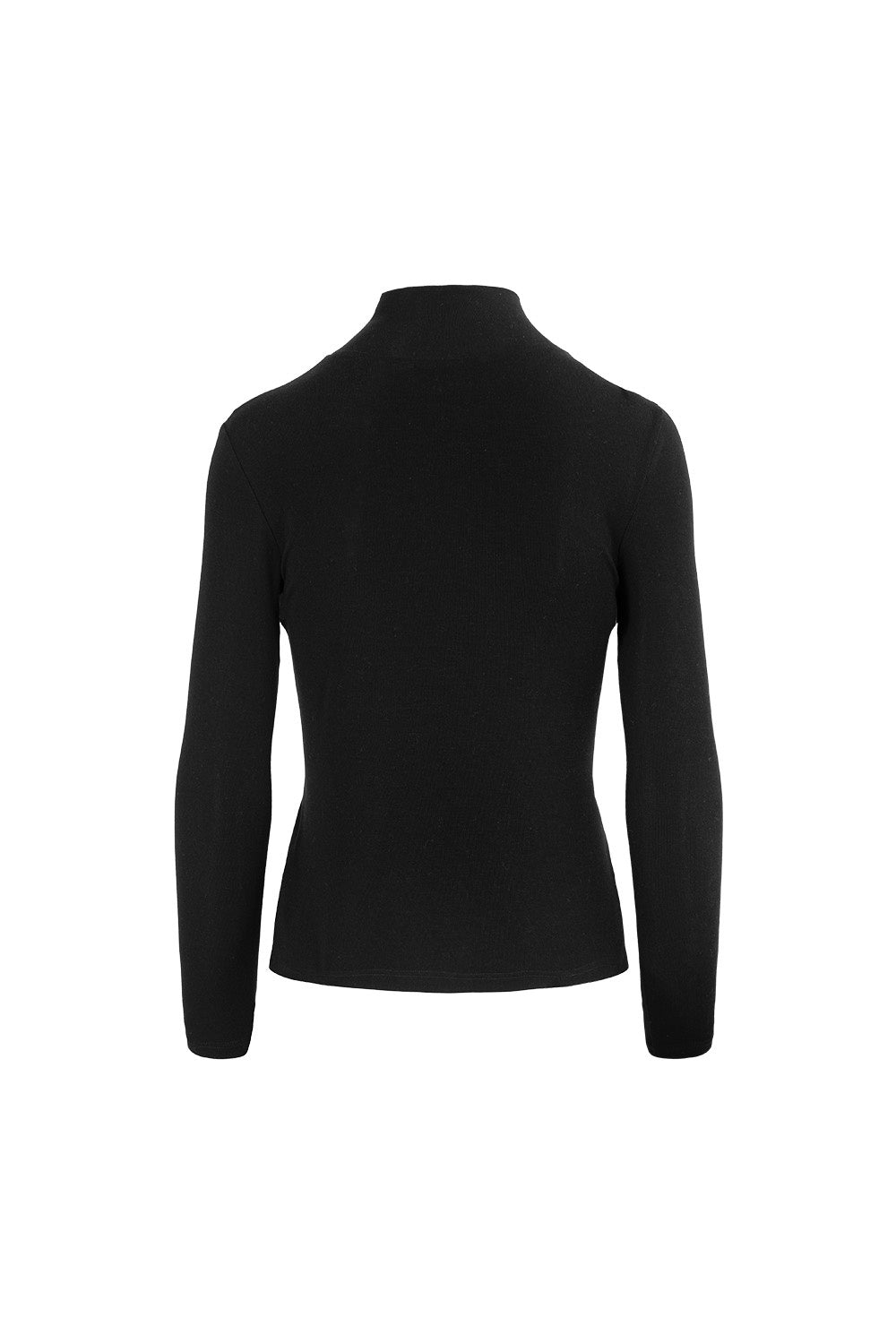 MARYLING Ivory Serene Sculpted Long-Sleeve Knit Sweaters