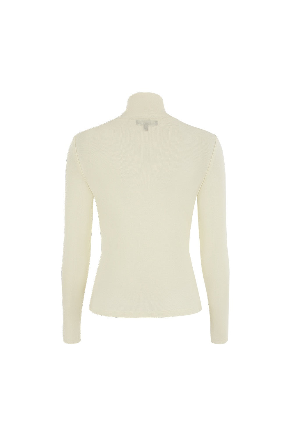 MARYLING Ivory Serene Sculpted Long-Sleeve Knit Sweaters