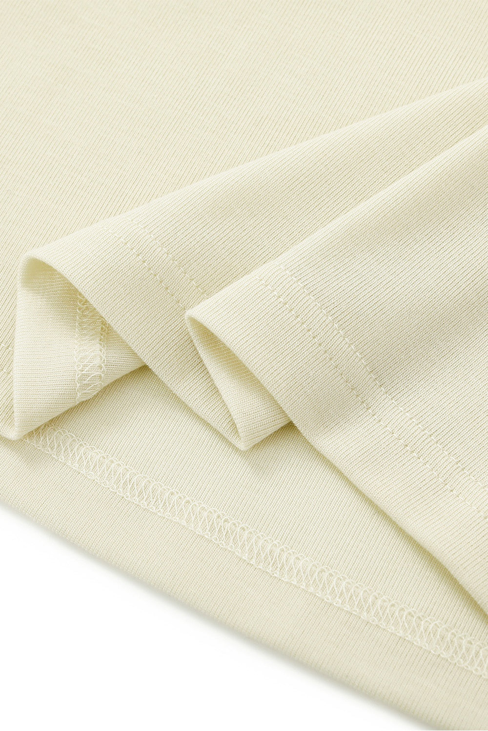 MARYLING Ivory Serene Sculpted Long-Sleeve Knit Sweaters
