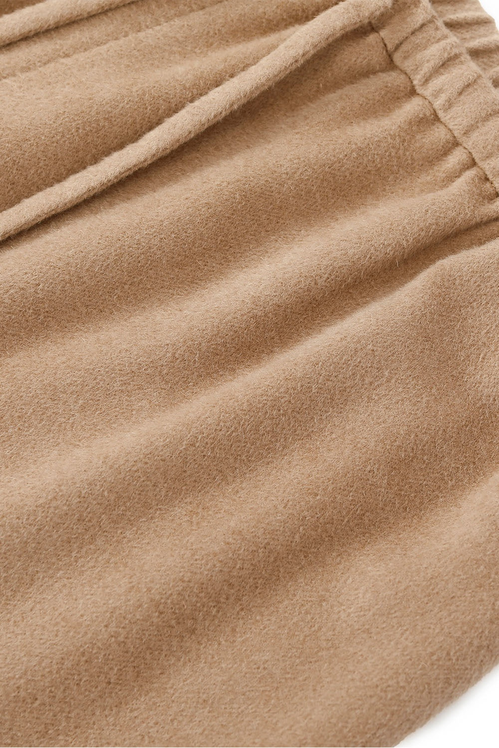 MARYLING Light Camel Refined High-Waisted Sculpted Straight-Leg Tailored Trousers