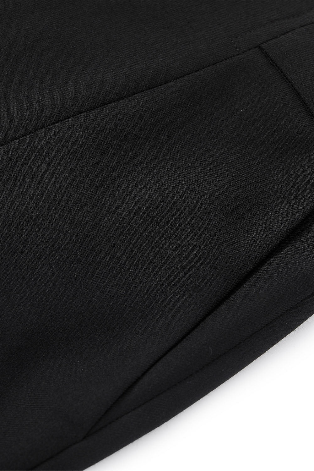 MARYLING Noir Sculpted High-Waisted Tailored Trousers