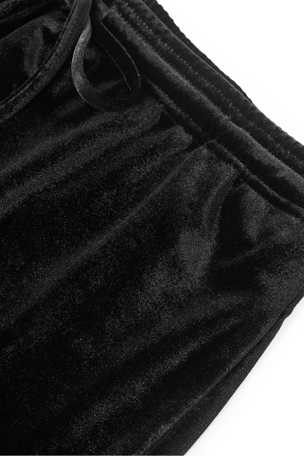 MARYLING Midnight Noir Sleek High-Waisted Sculpted Tailored Trousers