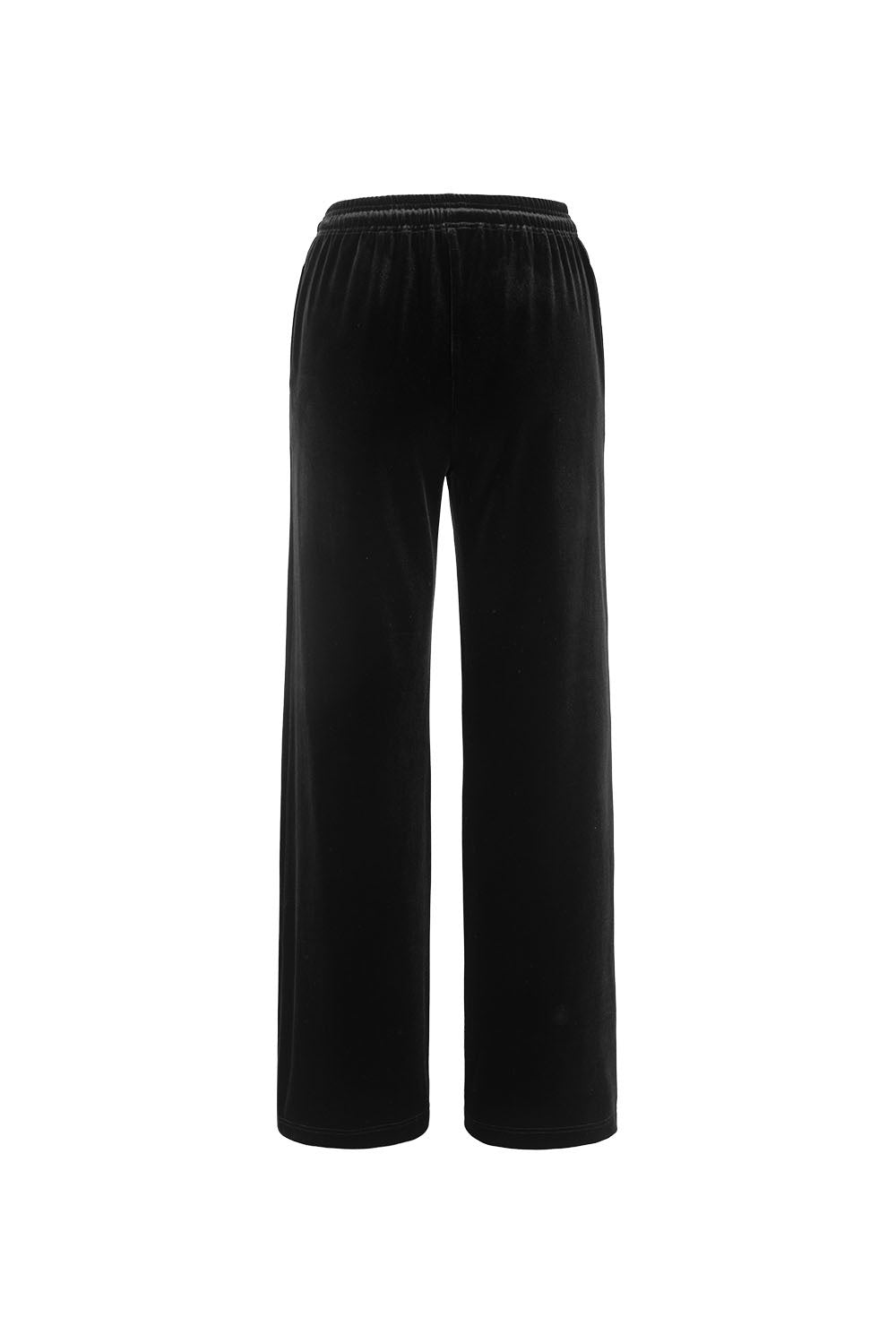 MARYLING Midnight Noir Sleek High-Waisted Sculpted Tailored Trousers