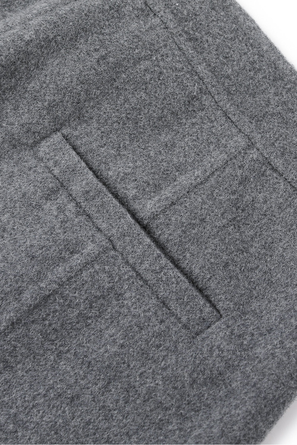 MARYLING Smoke Grey Sculpted High-Waisted Tailored Trousers